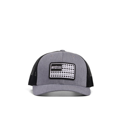 Hooked & Tagged  - American Flag Patch Hat