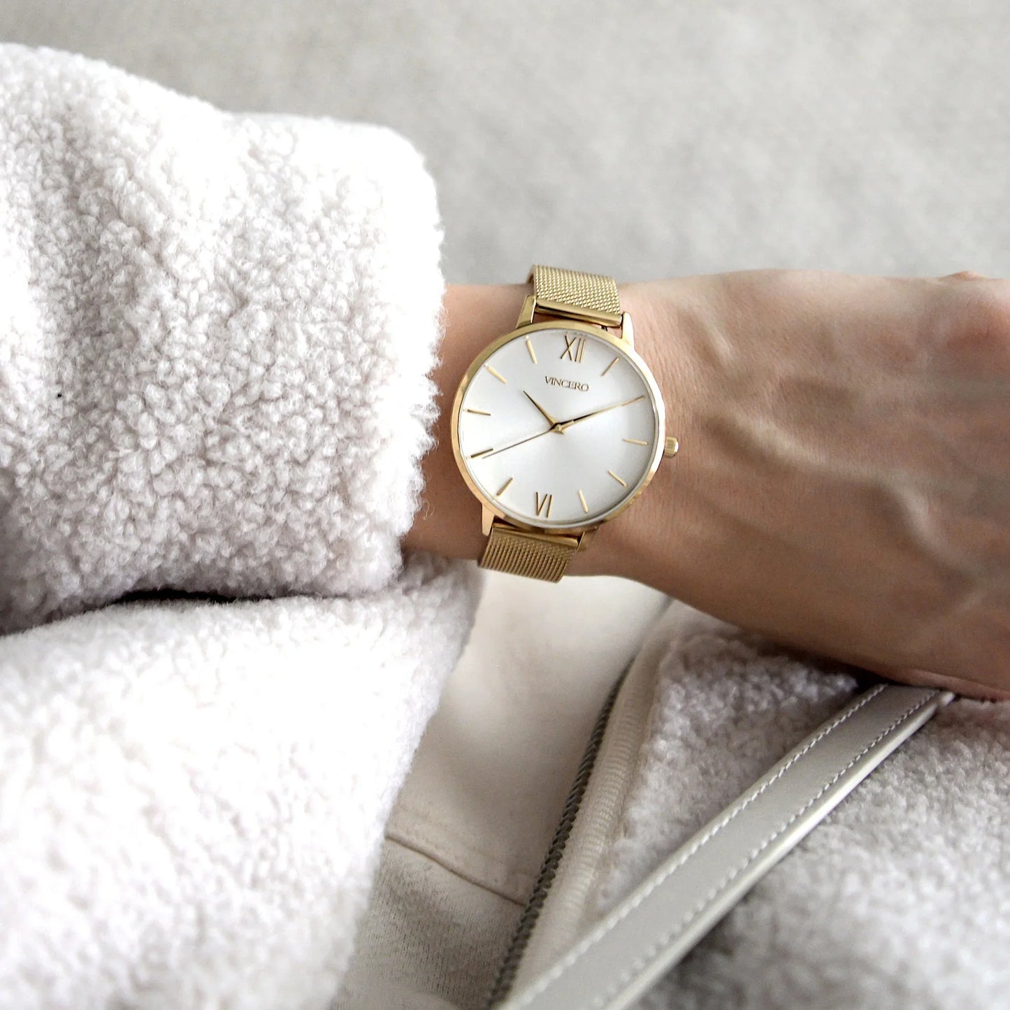 Vincero The Eros Mesh - Gold + Satin