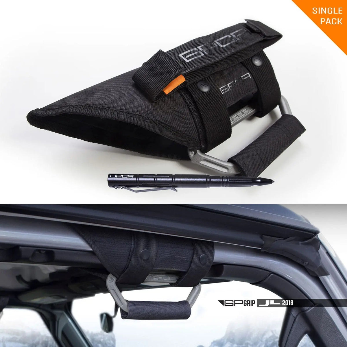 GPCA Grip PRO Foldable Handle — Jeep Wrangler JL, Gladiator JT & 4xe (2018+)