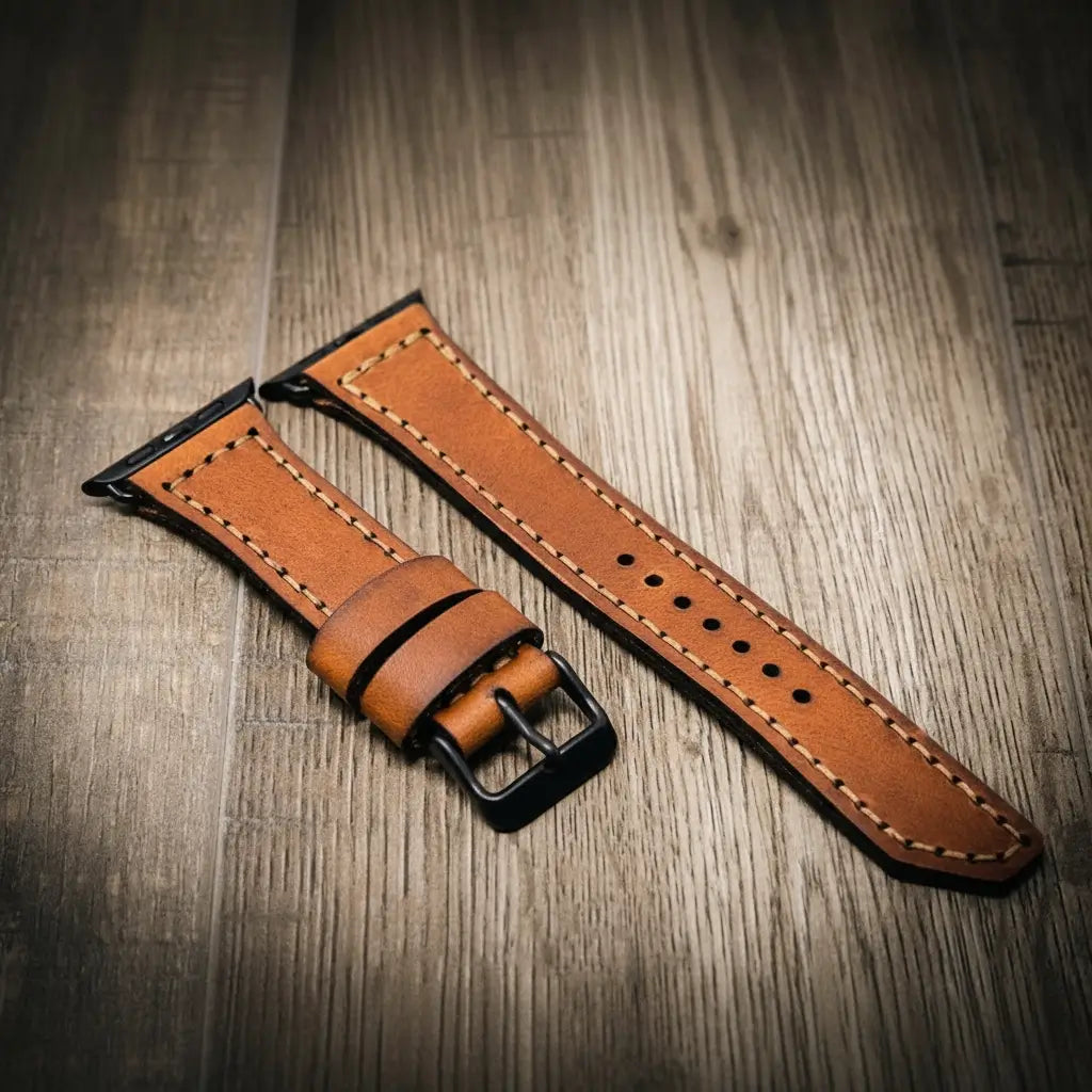 Bull Sheath Leather Apple Watch Leather Band