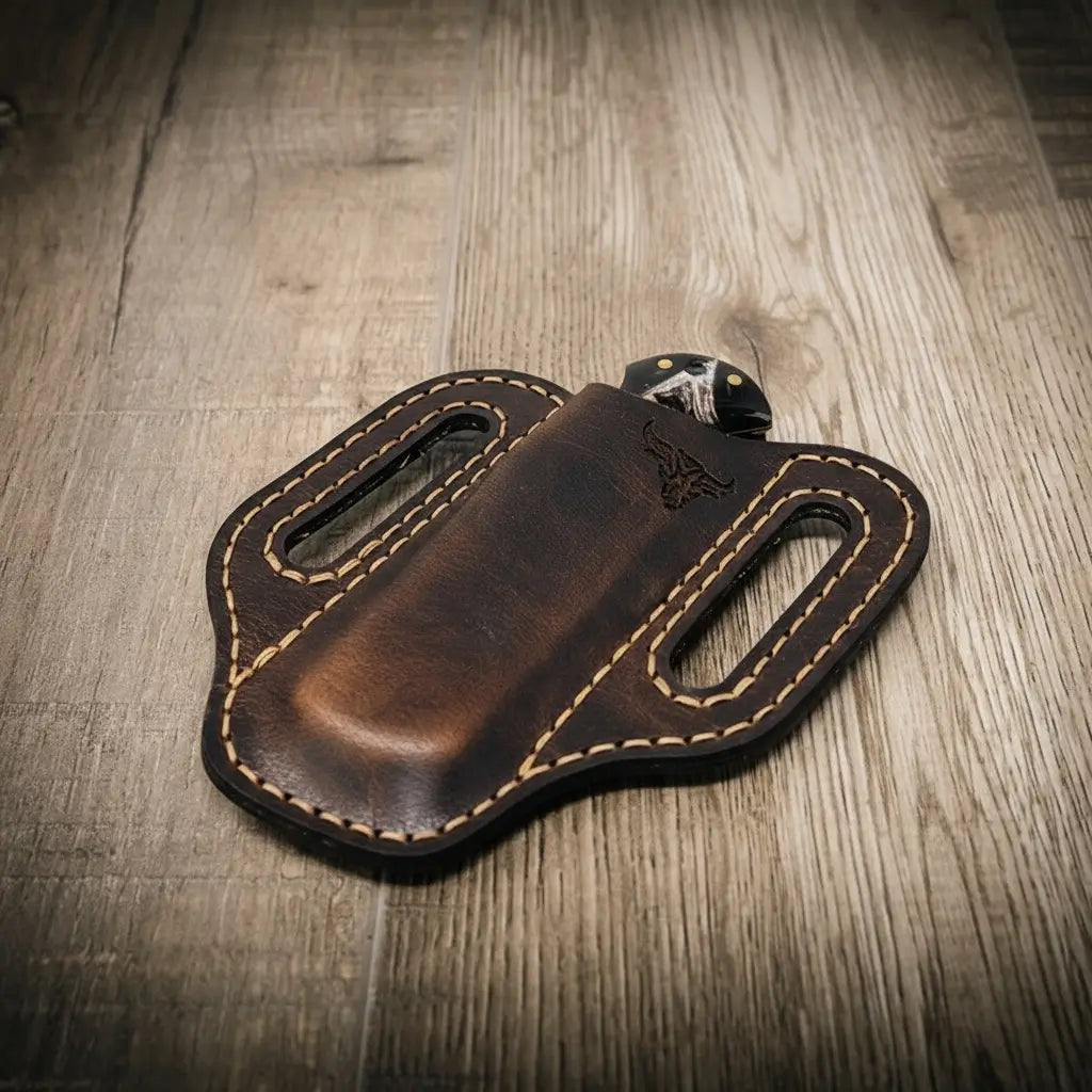Bull Sheath Leather Custom Leather Knife Sheath