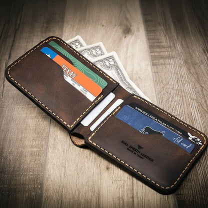Bull Sheath Leather Rio Grande Bifold Wallet