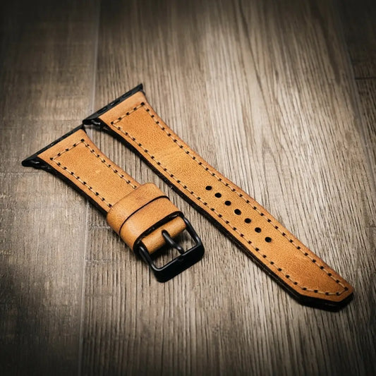 Bull Sheath Leather Apple Watch Leather Band