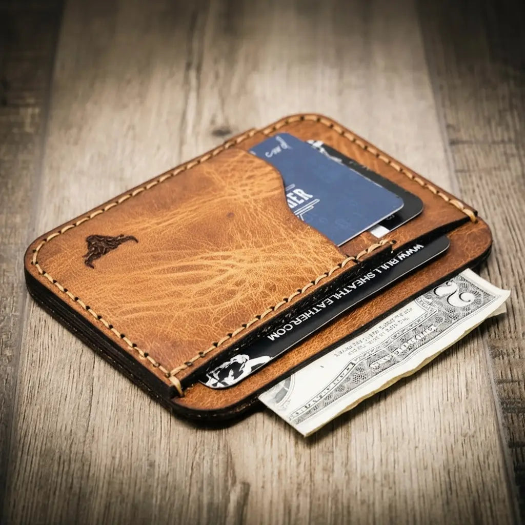 Bull Sheath Leather Mansfield Minimalist Wallet