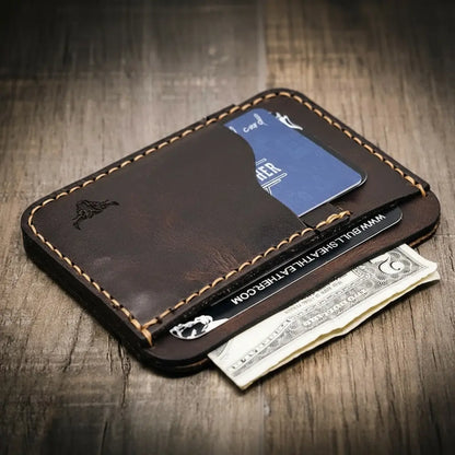 Bull Sheath Leather Mansfield Minimalist Wallet
