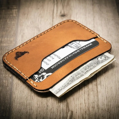Bull Sheath Leather Pflugerville Card Wallet