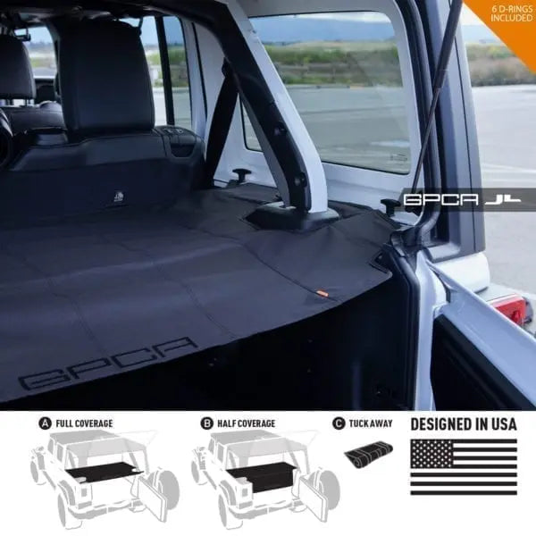 GPCA Wrangler JL 4DR Cargo Cover PRO