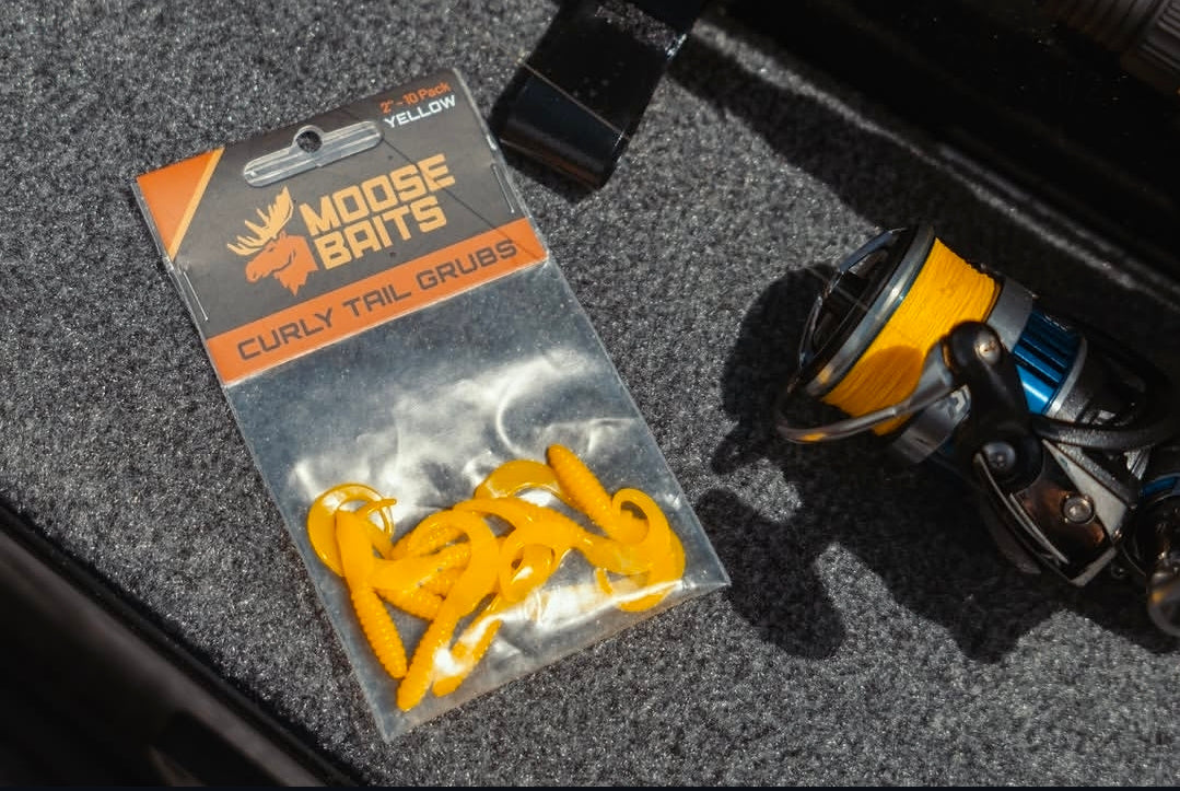 Moose Baits Curly Tail Grubs