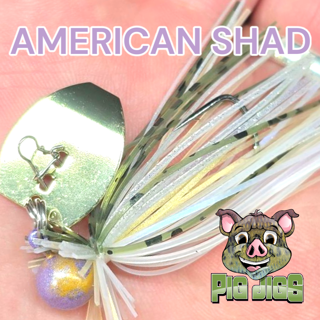 Pig Jigs 1/16 oz EWG LIL BUDDY BLADED JIG