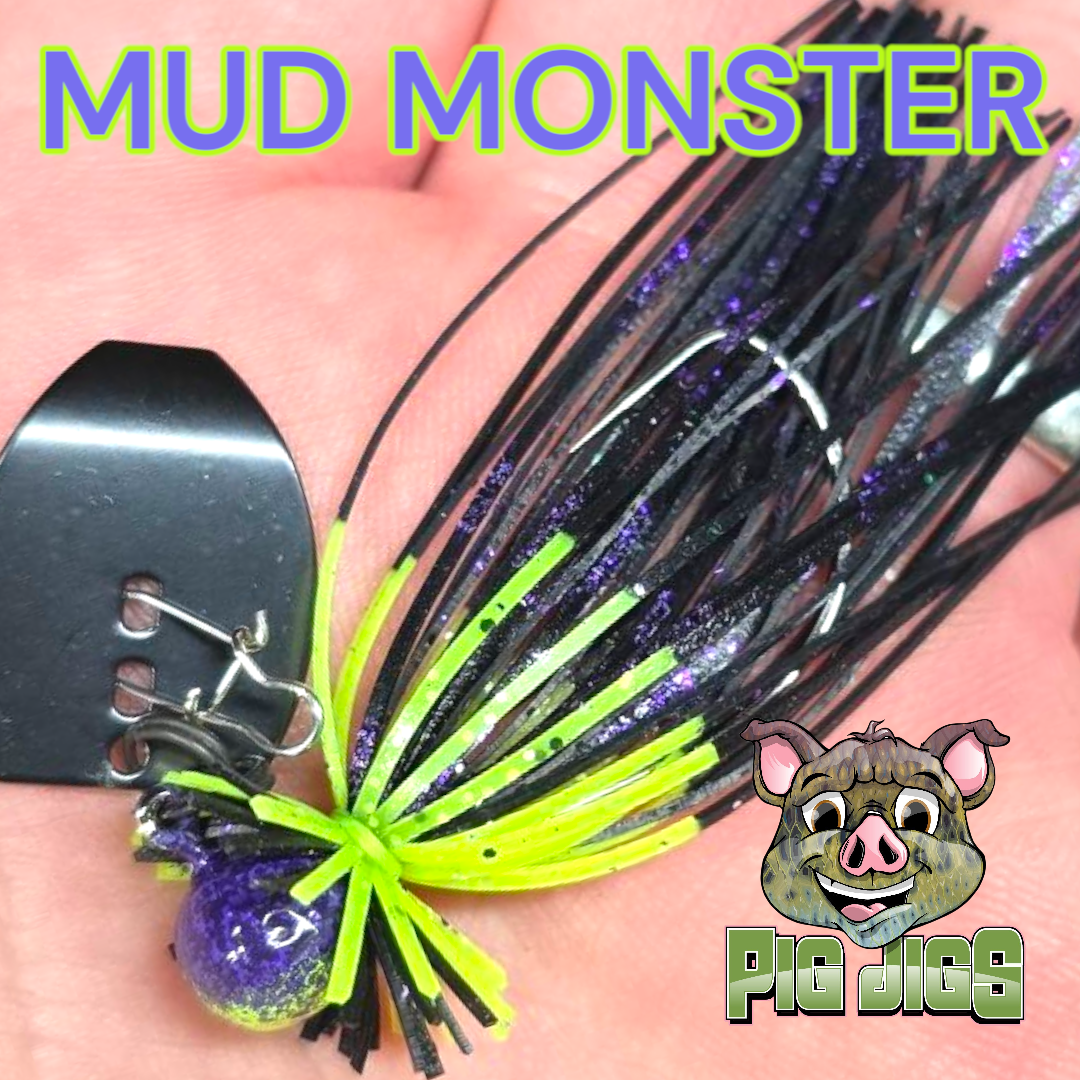 Pig Jigs 1/8 OZ EWG  LIL BUDDY BLADED JIG