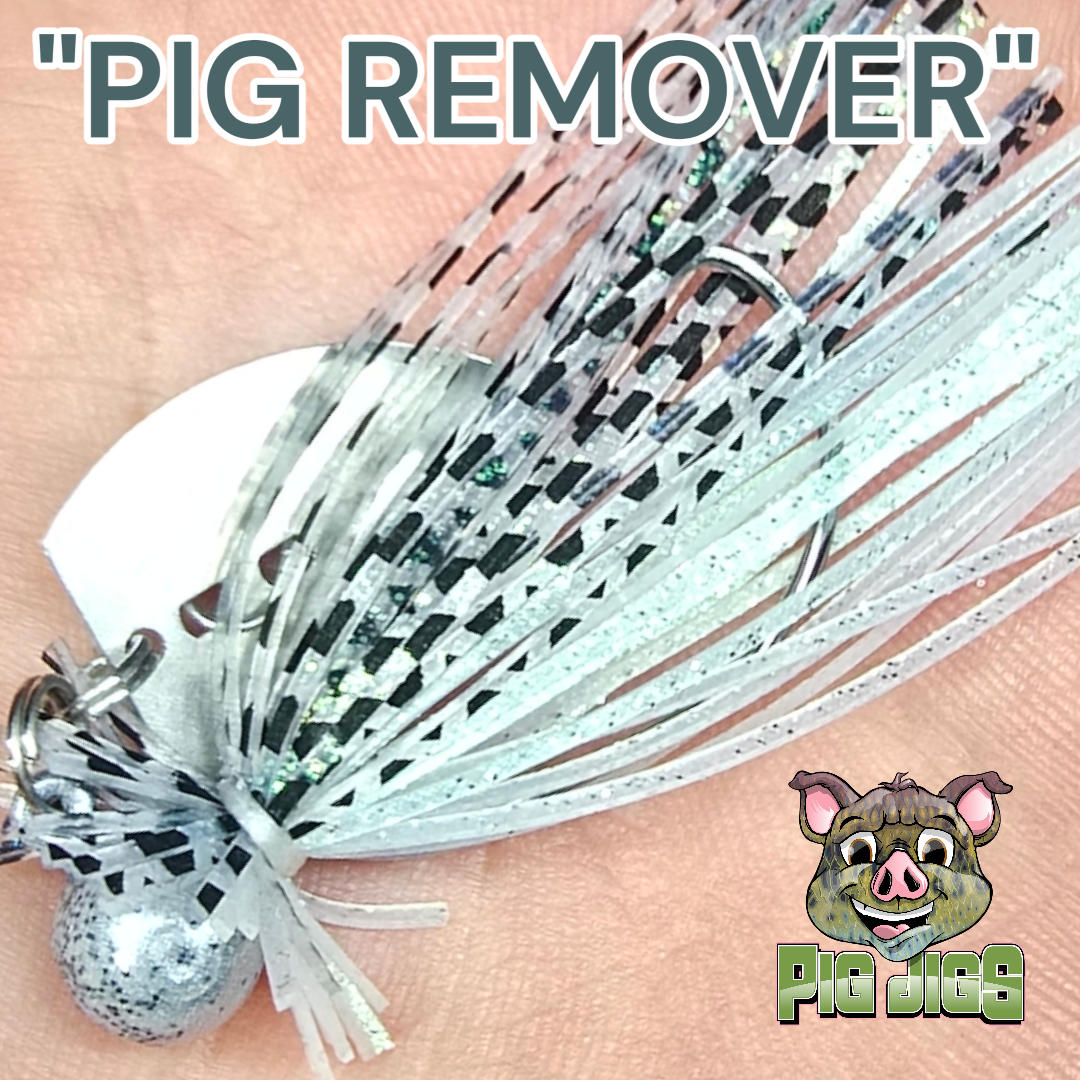 Pig Jigs 1/8 OZ EWG  LIL BUDDY BLADED JIG