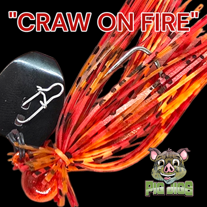 Pig Jigs 1/16 oz EWG LIL BUDDY BLADED JIG