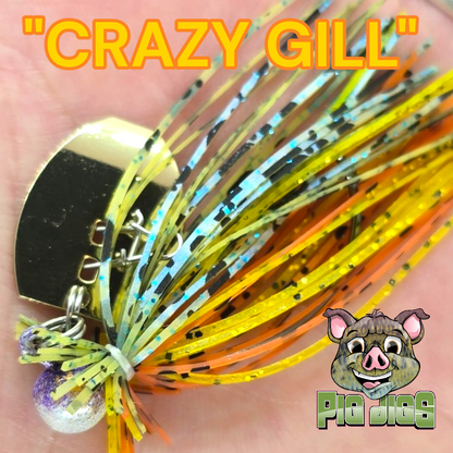 Pig Jigs 1/16 oz EWG LIL BUDDY BLADED JIG