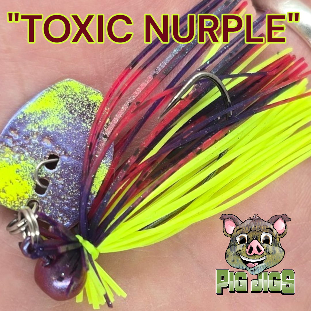 Pig Jigs 1/16 oz EWG LIL BUDDY BLADED JIG