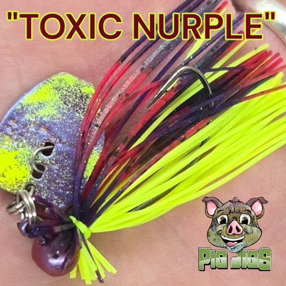 Pig Jigs 1/16 oz EWG LIL BUDDY BLADED JIG