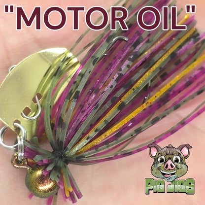Pig Jigs 1/16 oz EWG LIL BUDDY BLADED JIG
