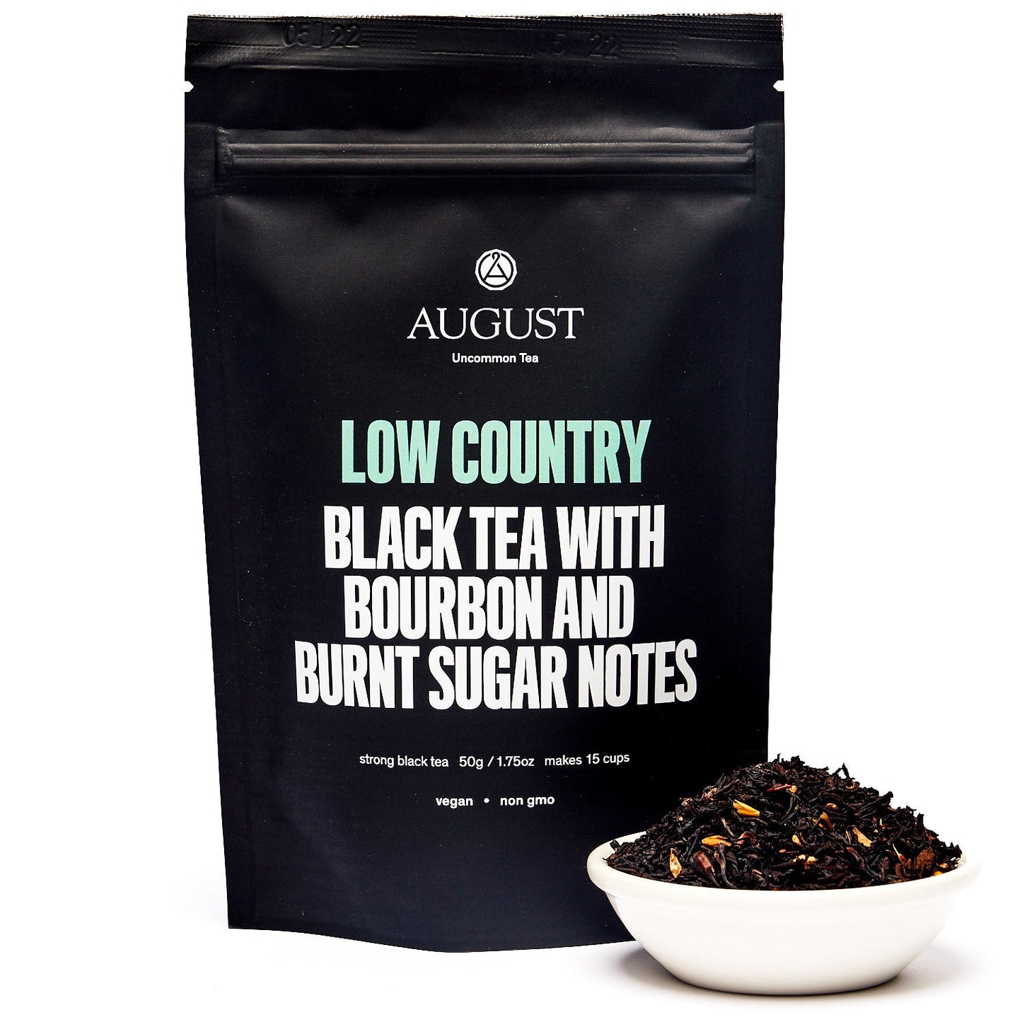 August Uncommon Tea Low Country - Bourbon Sugar Black Tea