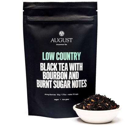 August Uncommon Tea Low Country - Bourbon Sugar Black Tea