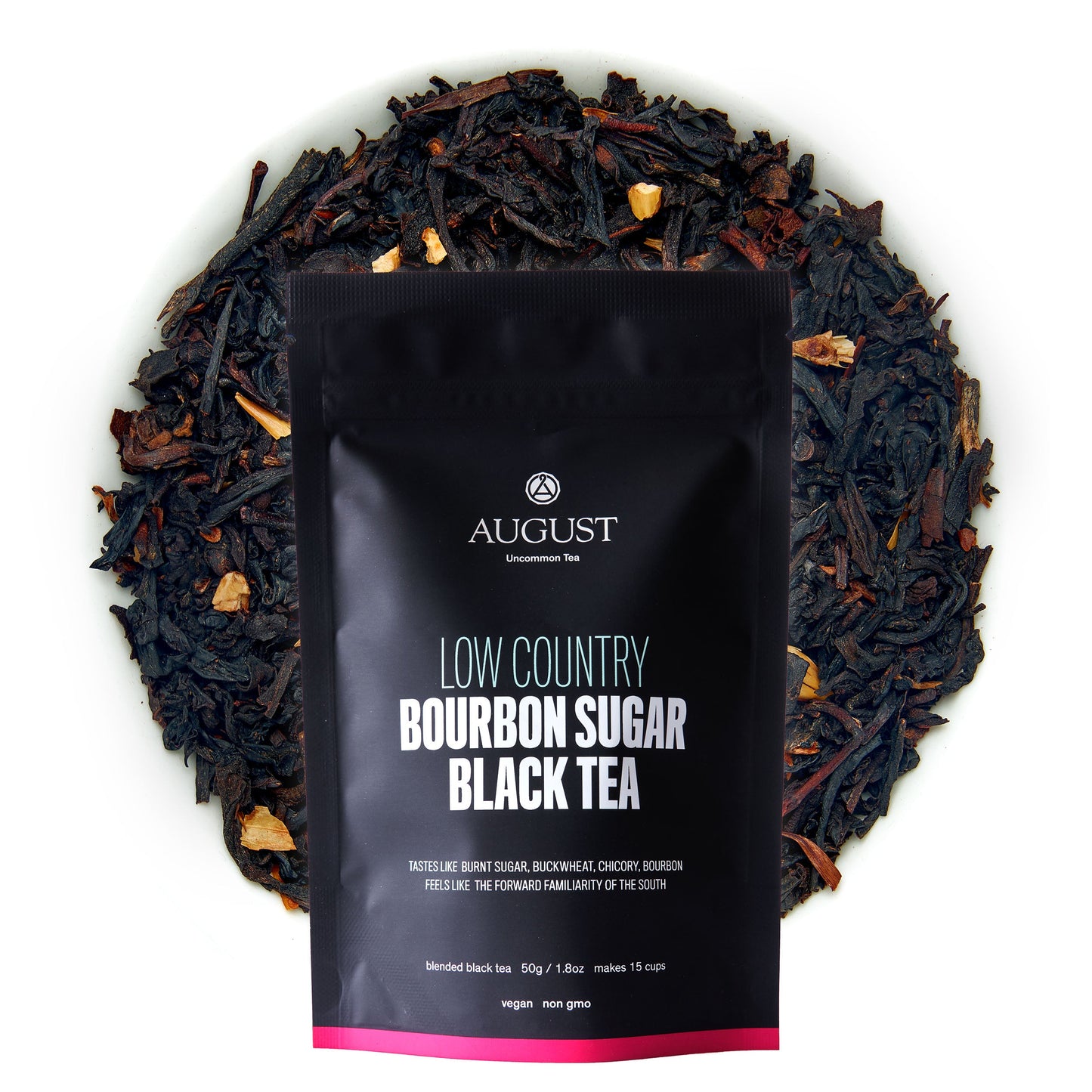 August Uncommon Tea Low Country - Bourbon Sugar Black Tea