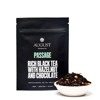 August Uncommon Tea Passage - Hazelnut Chocolate Black Tea