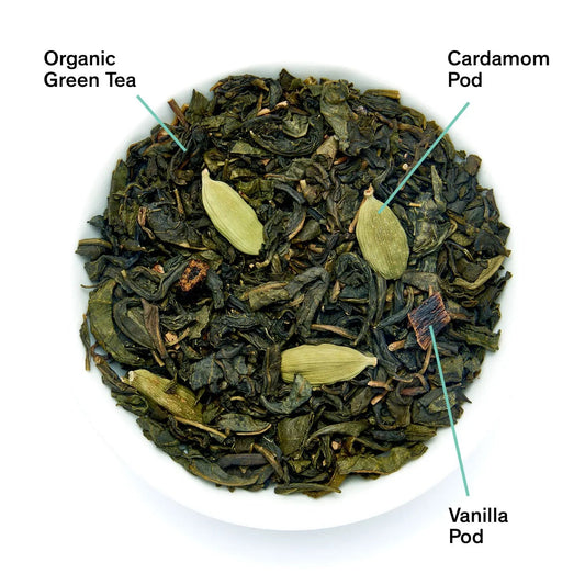 August Uncommon Tea Combray - Vanilla Cardamom Green Tea