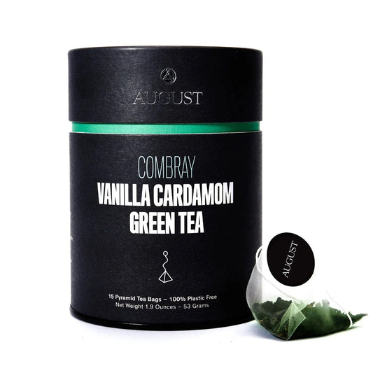 August Uncommon Tea Combray - Vanilla Cardamom Green Tea (15 Tea Bags)