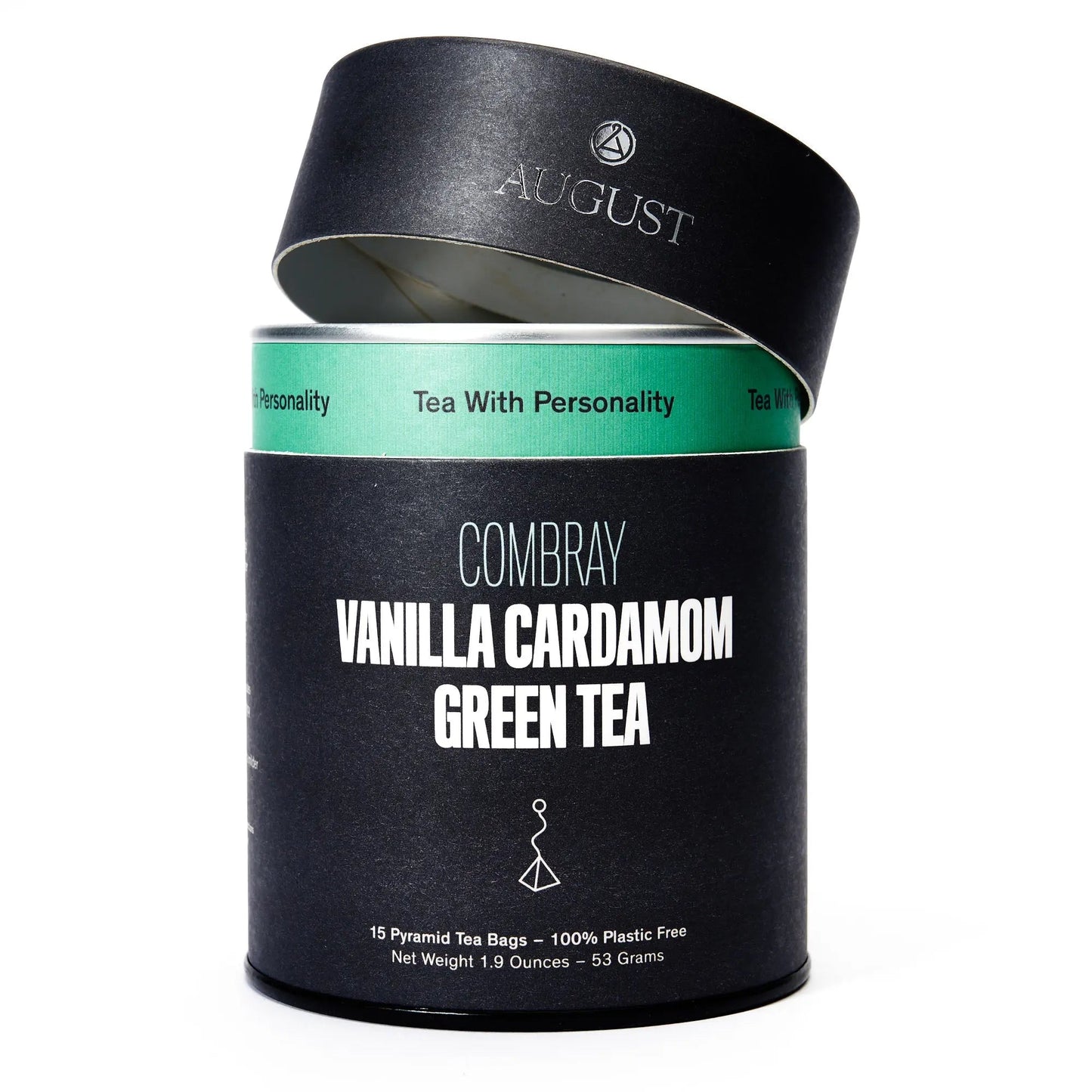 August Uncommon Tea Combray - Vanilla Cardamom Green Tea (15 Tea Bags)