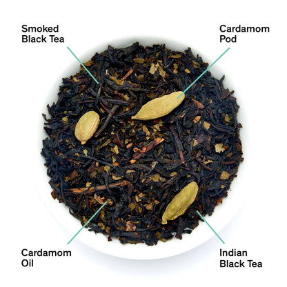 August Uncommon Tea Civil Disobedience - Smoky Cardamom Black Tea