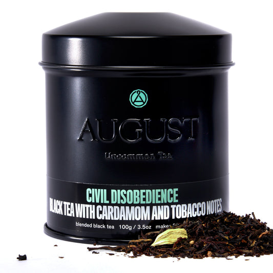 August Uncommon Tea Civil Disobedience - Smoky Cardamom Black Tea