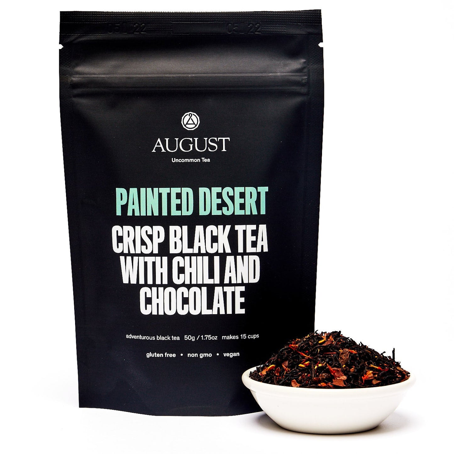 August Uncommon Tea Painted Desert - Chocolate Chili Black Tea