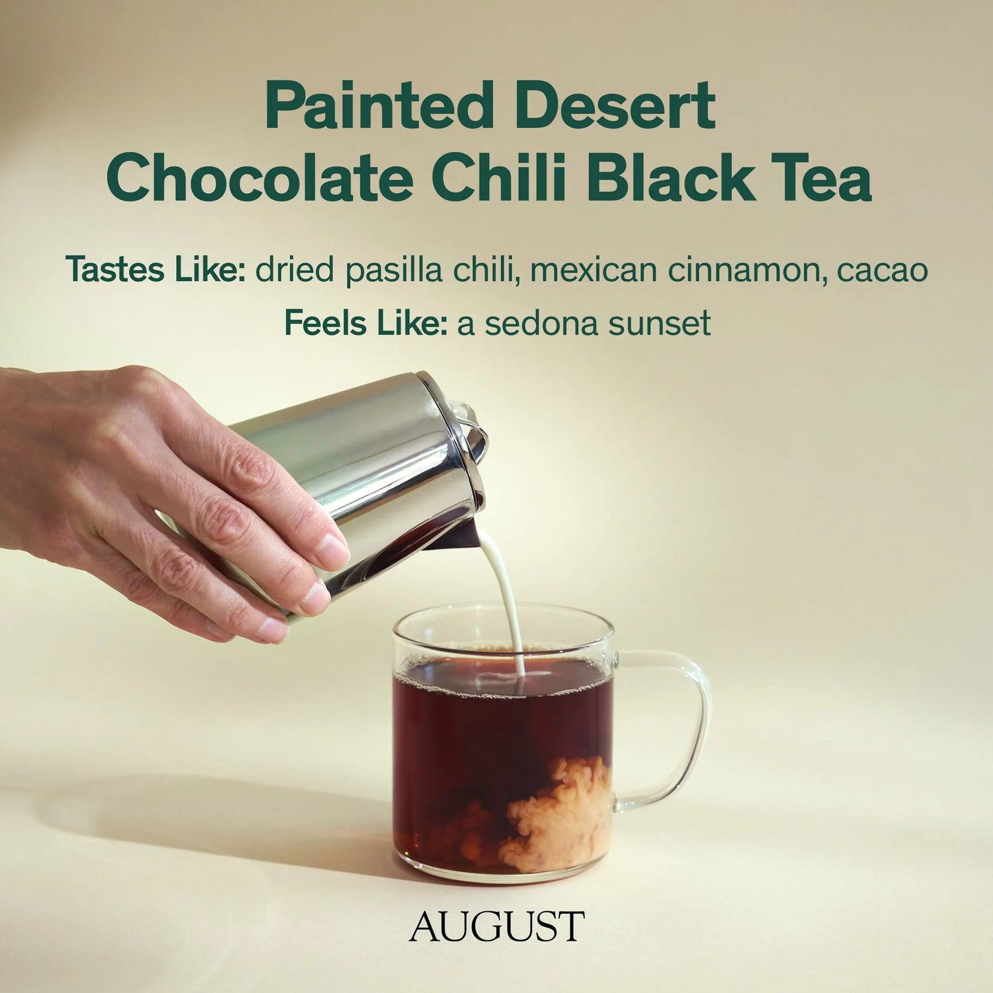August Uncommon Tea Painted Desert - Chocolate Chili Black Tea