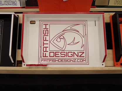 Fat Fish Designz Cutting Board w/ Fat Fish Designz Logo