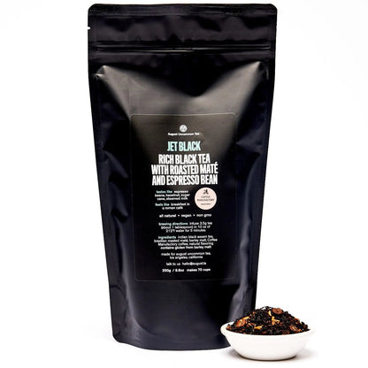 August Uncommon Tea Jet Black - Roasty Coffee Black Tea