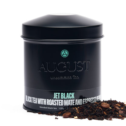 August Uncommon Tea Jet Black - Roasty Coffee Black Tea
