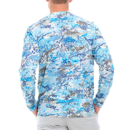 GameGuard Blue Digital Tracker Tee | Long Sleeve