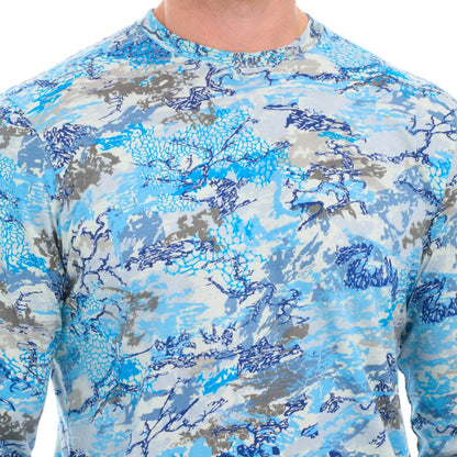 GameGuard Blue Digital Tracker Tee | Long Sleeve