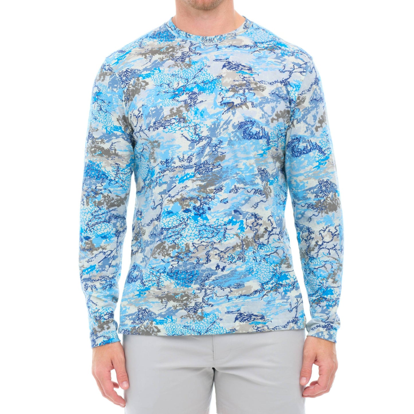 GameGuard Blue Digital Tracker Tee | Long Sleeve