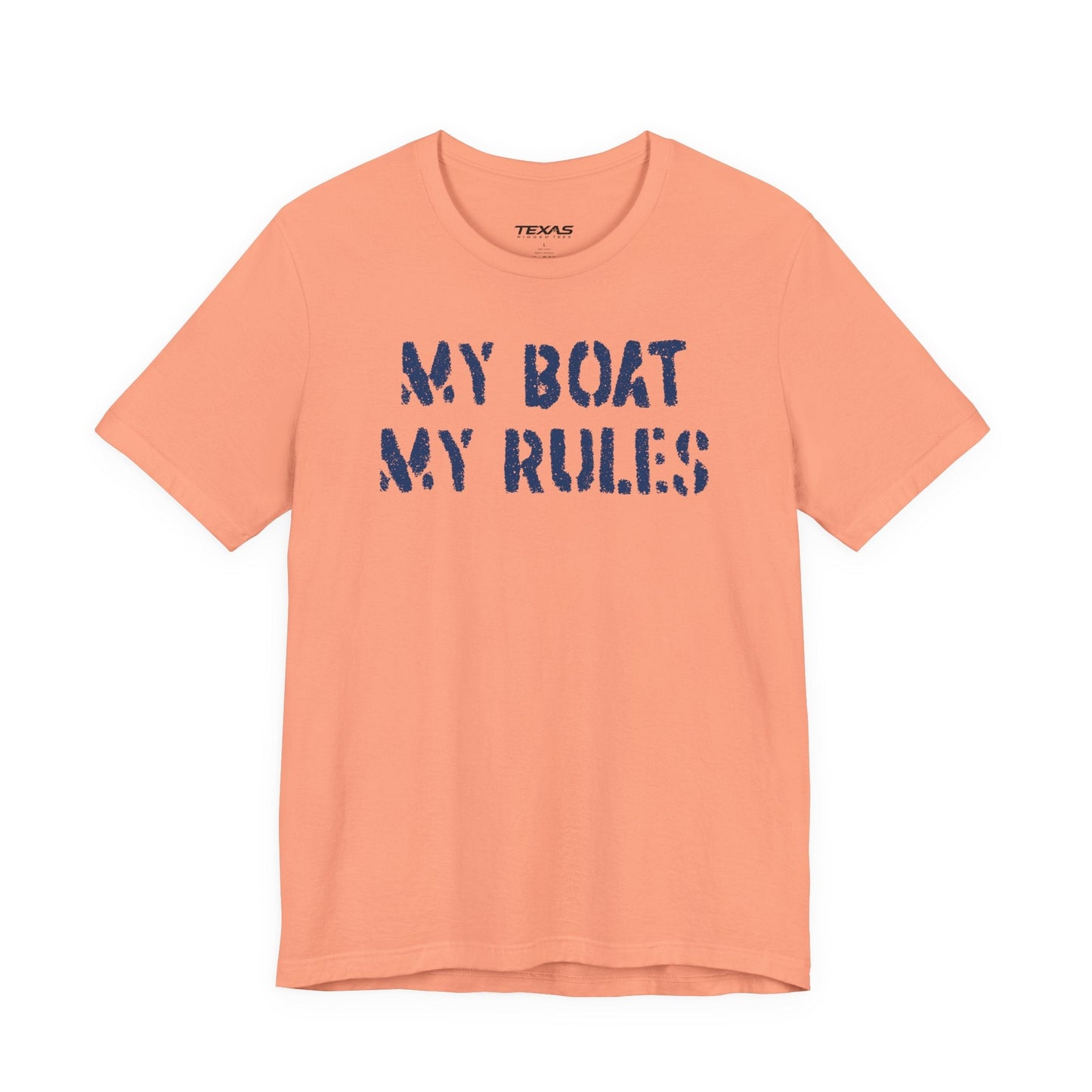 Texas Rigged Tees My Boat My Rules — Unisex Cotton Tee