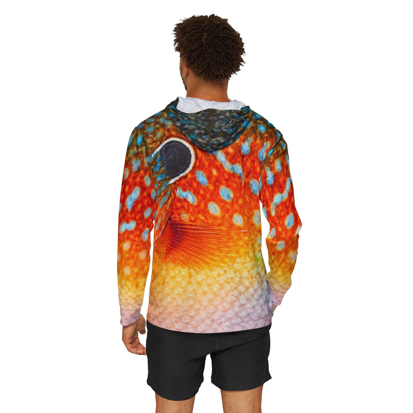 Texas Rigged Tees Longear Sunfish — Unisex Fishing Pullover Hoodie (SPF 50+)
