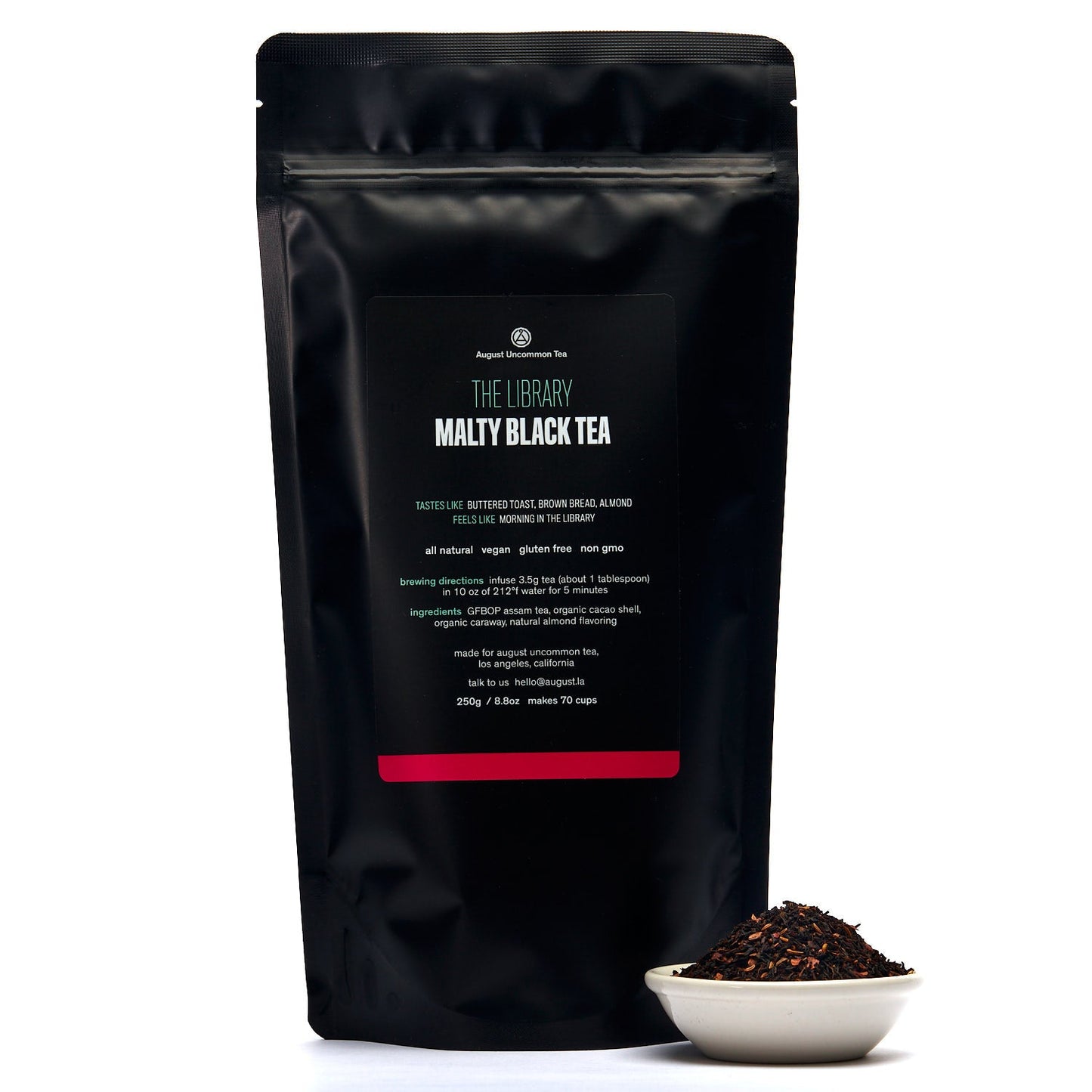 August Uncommon Tea The Library - Malty Black Tea