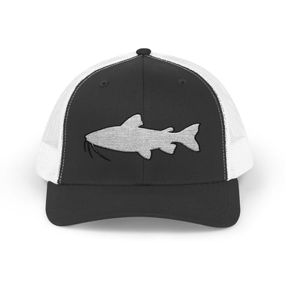 Texas Rigged Tees Catfish Silhouette — Embroidered Baseball Cap