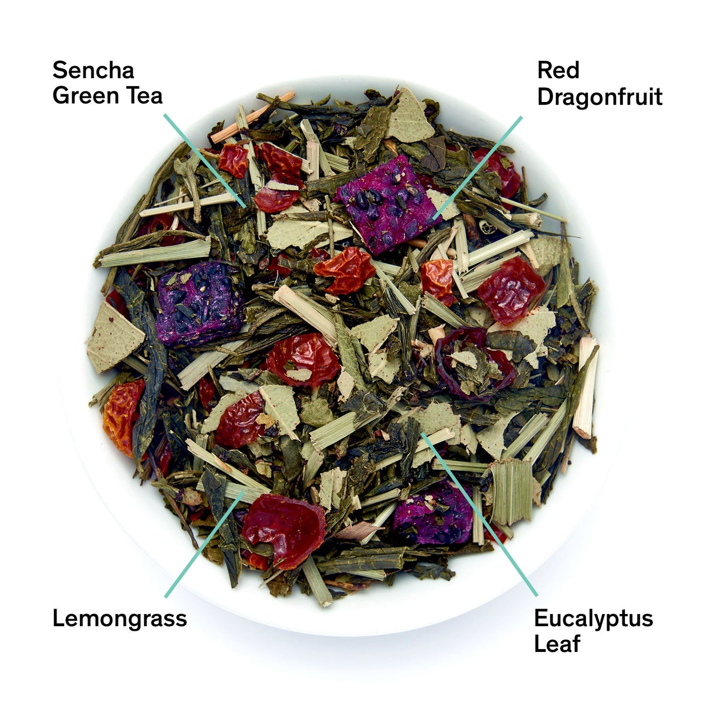 August Uncommon Tea Tropic of Capricorn - Dragonfruit Melon Green Tea