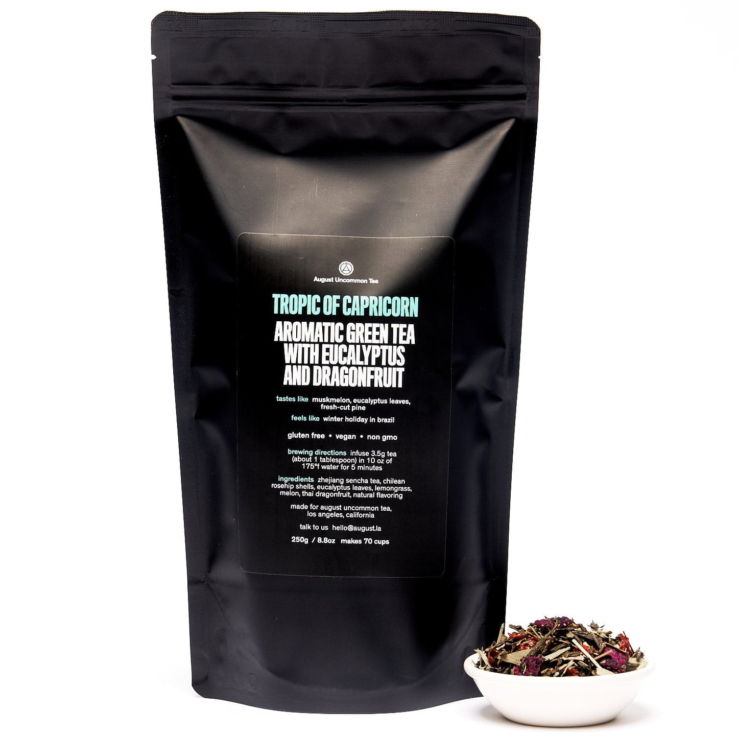August Uncommon Tea Tropic of Capricorn - Dragonfruit Melon Green Tea