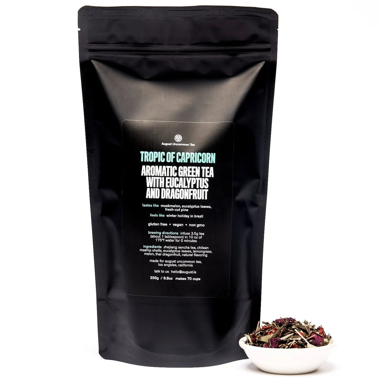 August Uncommon Tea Tropic of Capricorn - Dragonfruit Melon Green Tea