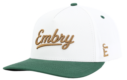 Embry Outdoors White/Green - 3D Logo