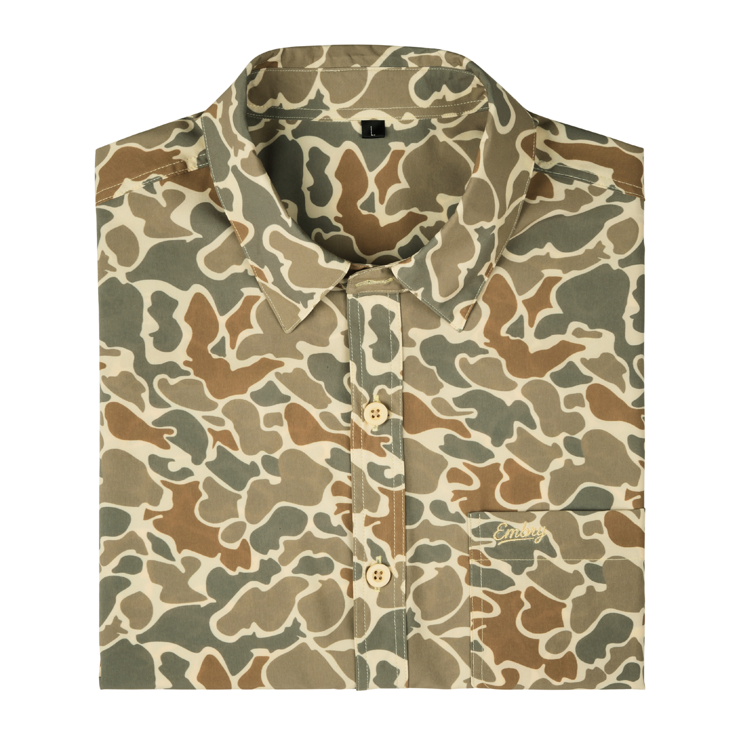 Embry Outdoors Performance Button Up - Desert Duck