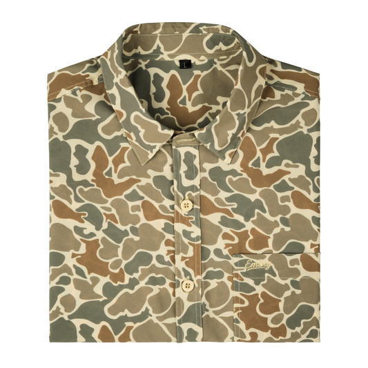 Embry Outdoors Performance Button Up - Desert Duck