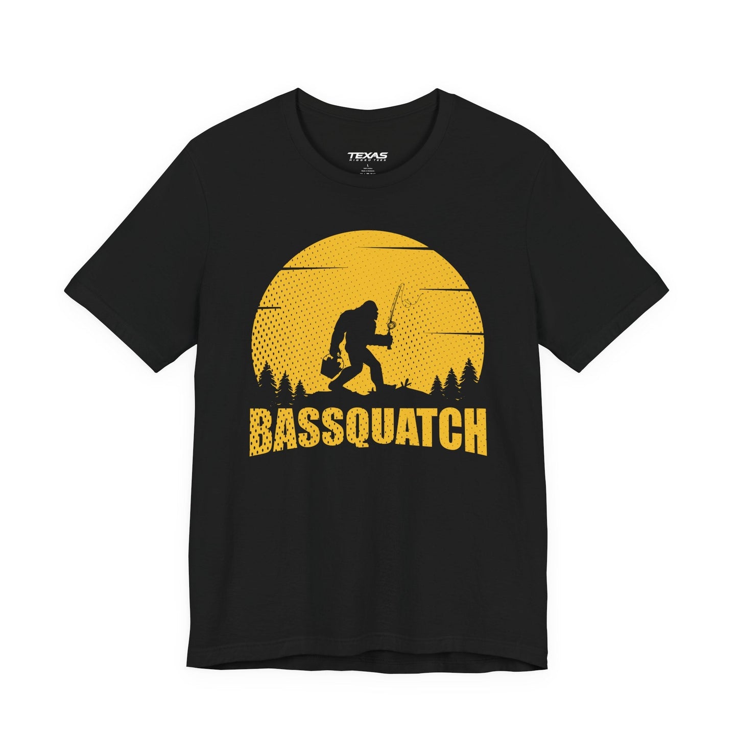 Texas Rigged Tees Bassquatch — Unisex Cotton Tee