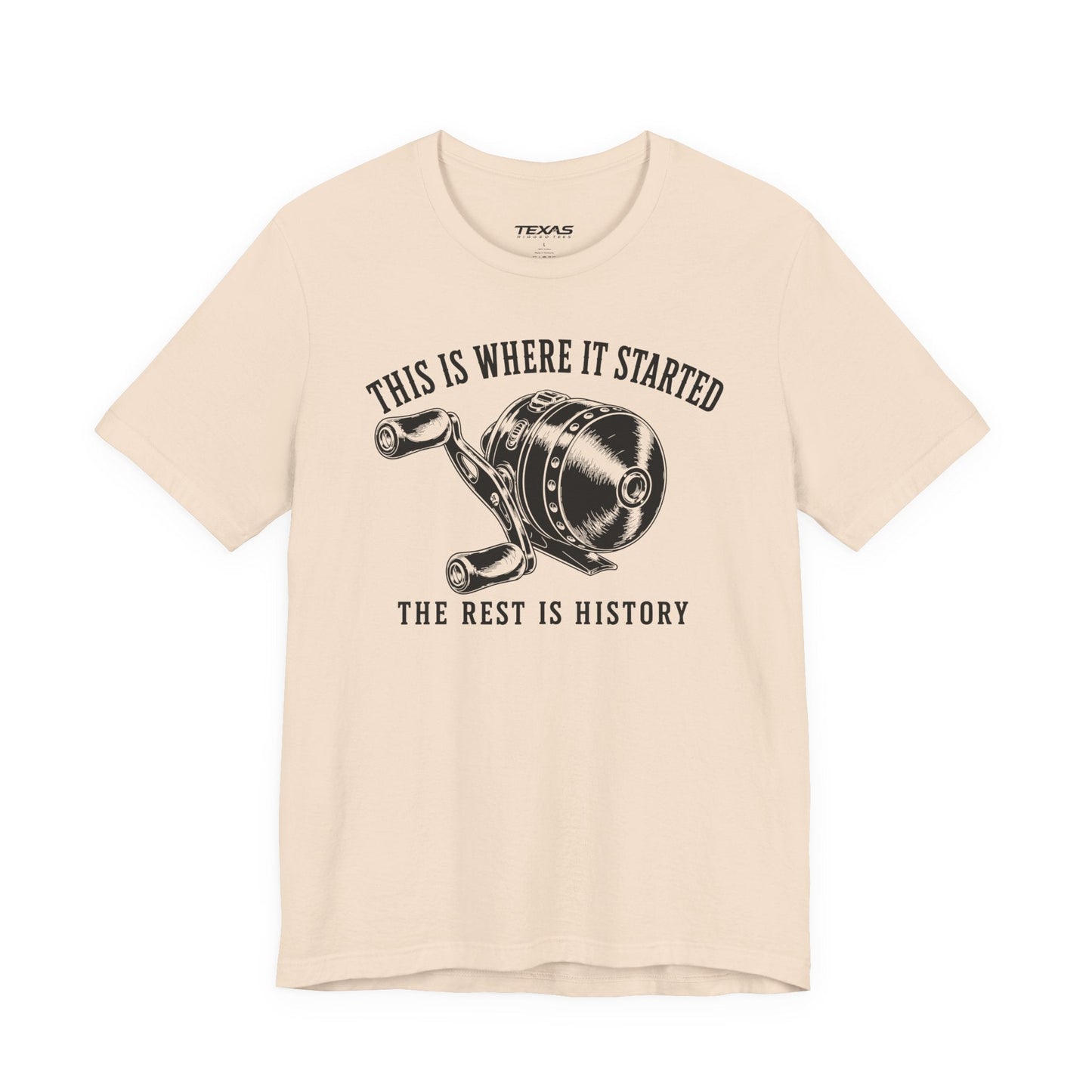 Texas Rigged Tees This Is Where It Started — Unisex Cotton Tee