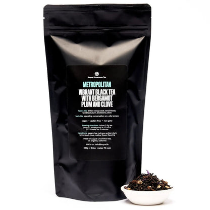 August Uncommon Tea Metropolitan - Bergamot Plum Earl Grey Black Tea